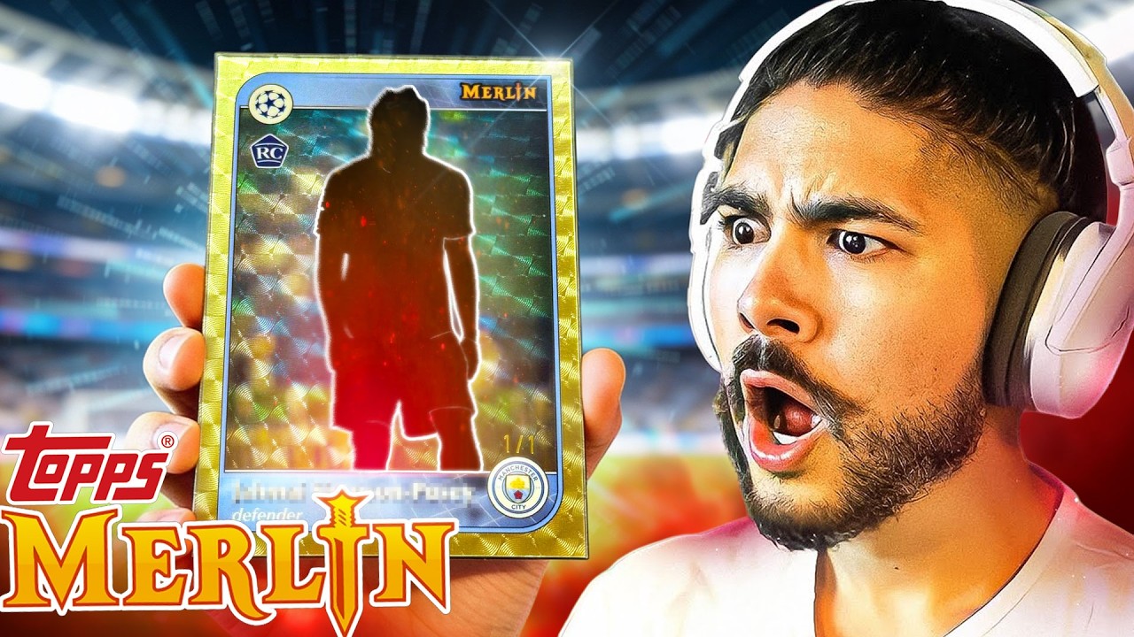 Распаковка новой коробки Topps Merlin Chrome Hobby Box | Удалось ли нам вытащить автограф?