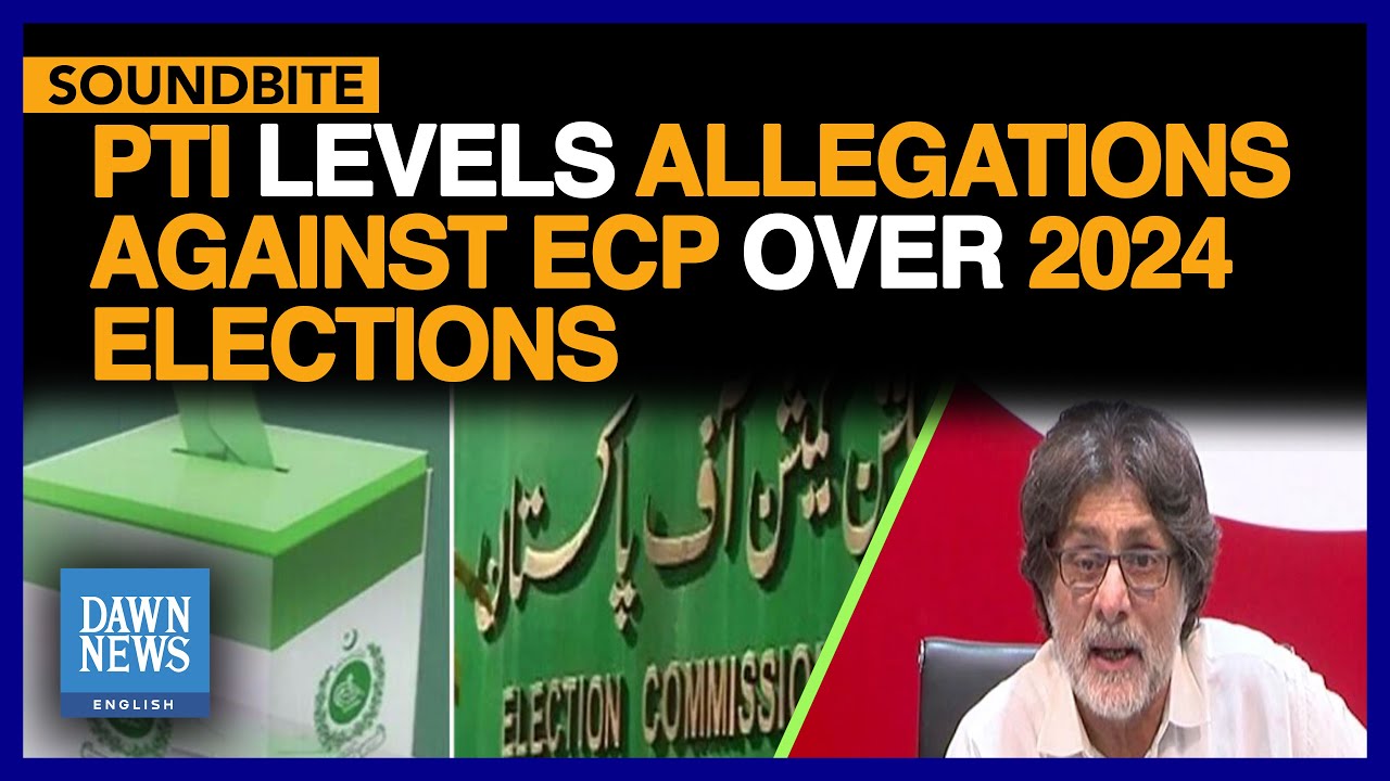 FULL SPEECH: PTI Levels Allegations Against ECP Over 2024 General Elections | Dawn News English