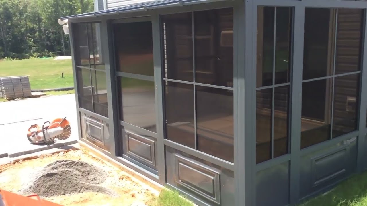 Penguin screened in porch solarium 10 x 12