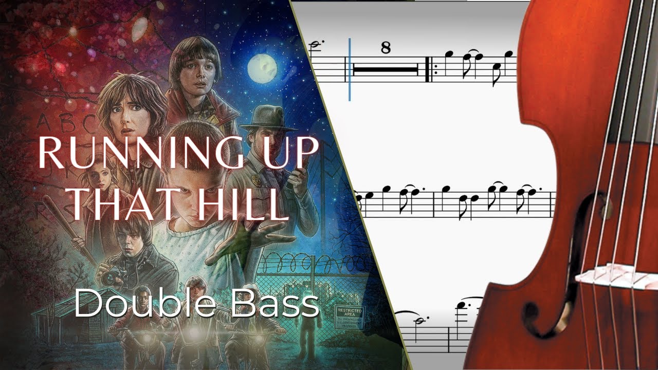Running Up That Hill – Double Bass Sheet Music 🎶 | Stranger Things (Scrolling Score)