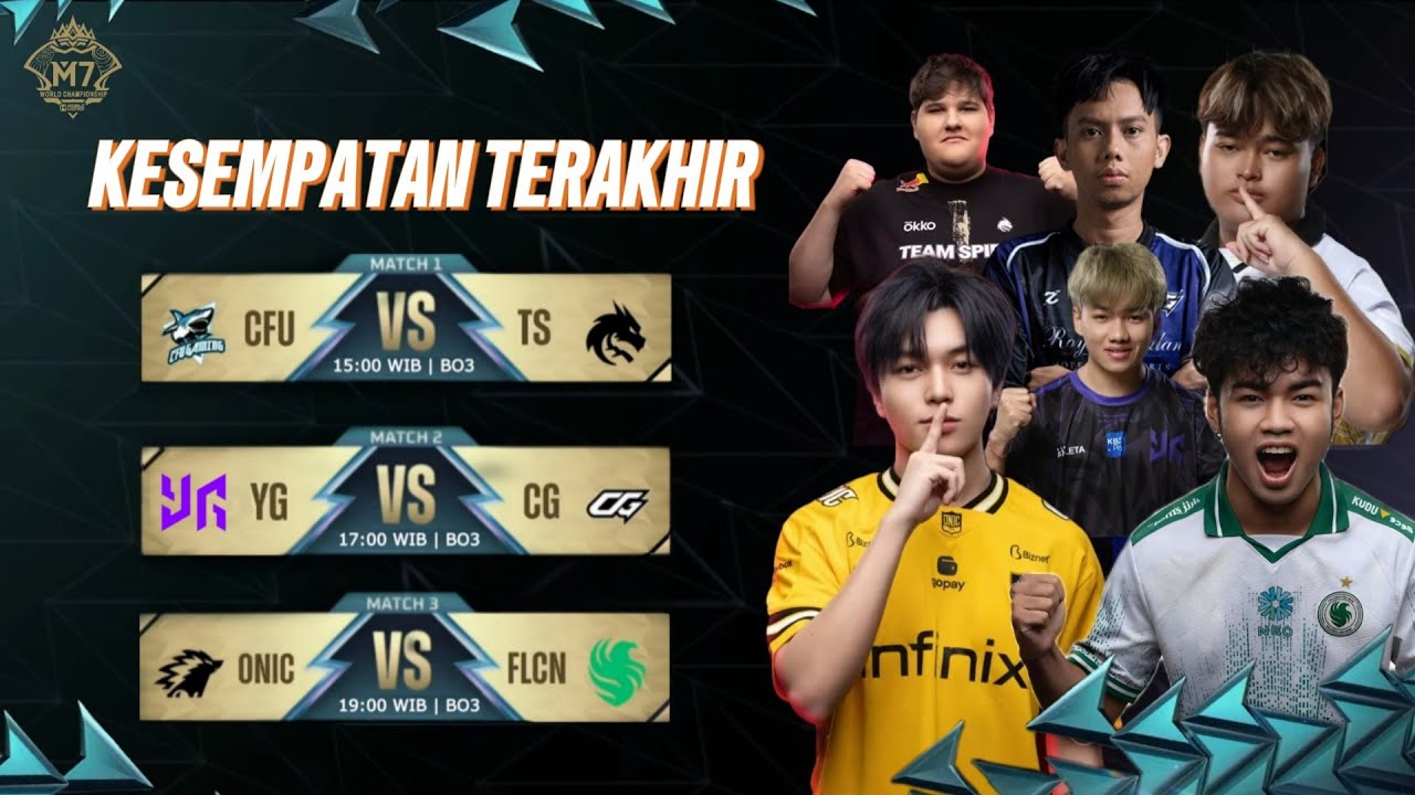 KESEMPATAN TERAKHIR ONIC KE KNOCKOUT M7 | JADWAL M7 MLBB SWISS STAGE HARI INI SABTU 17 JAN 2026
