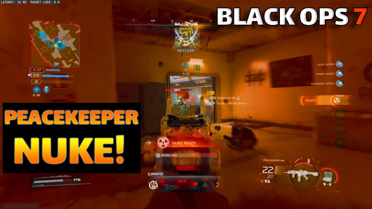 BO7: NUKE w/ ARCLIGHT PEACEKEEPER! (4K / PS5 Pro)