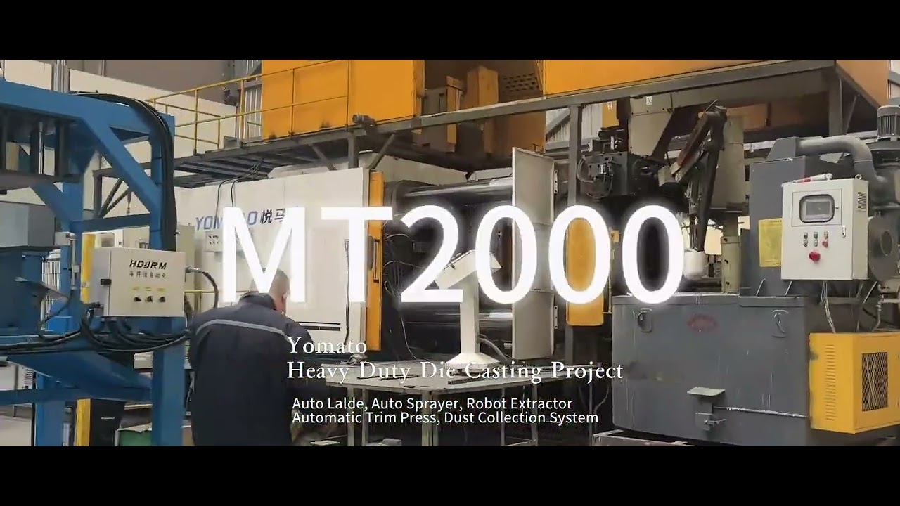 Yomato heavy duty die casting production line,MT2000,MT2500,MT3000