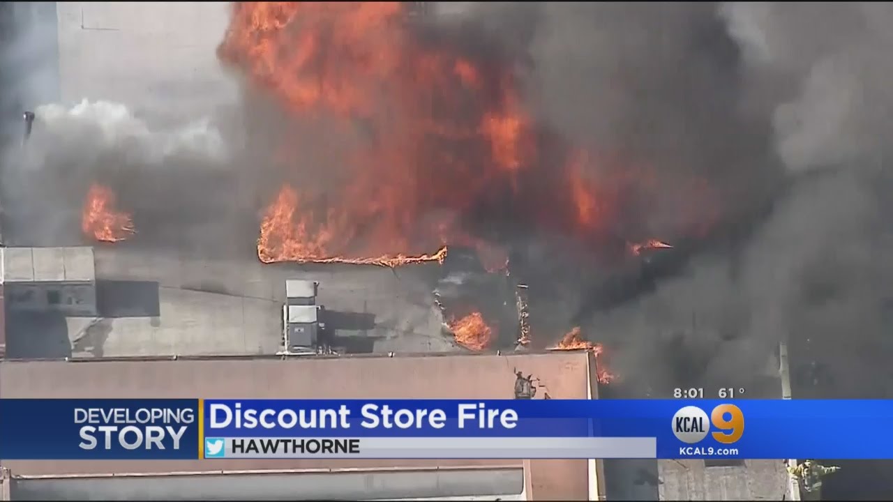 99 Cents Store In Hawthorne Heavily Damaged By Fire