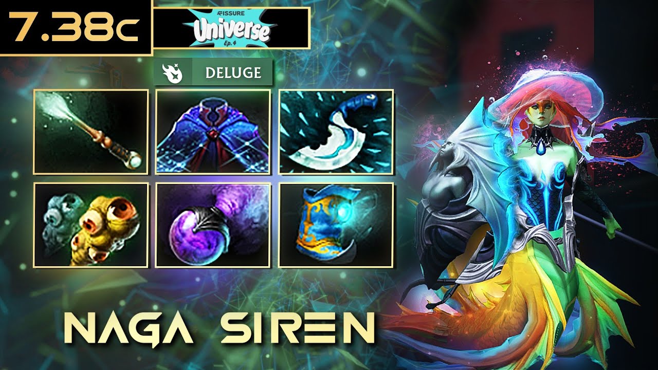 [SUPPORT] KATAOMI NAGA SIREN 7.38c | FISSURE UNIVERSE: EPISODE 4 | #Dota2 #4K