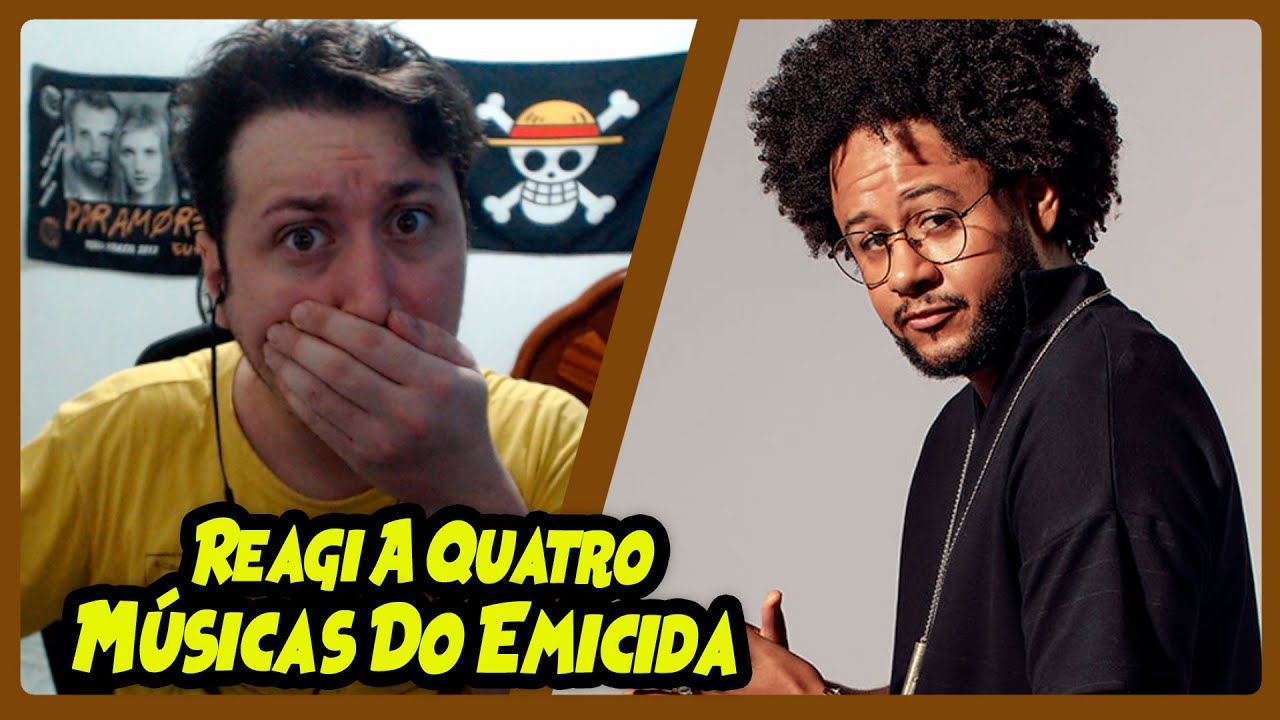 EMICIDA 4 EM 1 | A Mema Pra&ccedil;a | Us memo preto zica | Ism&aacute;lia | In&aacute;cio da Catingueira | REACT