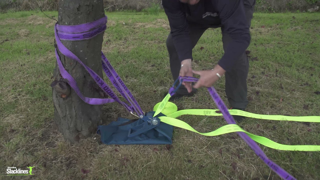 SpanSet Slackline Instruction video - 1st edition