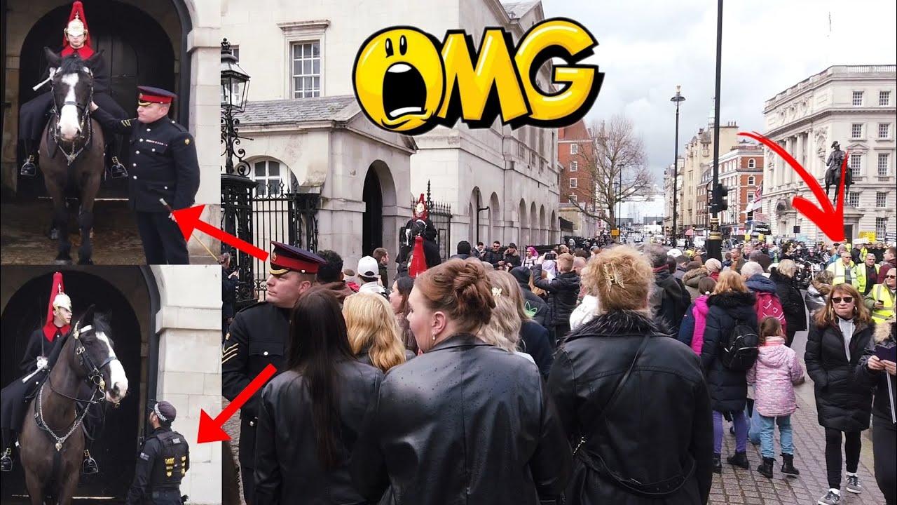 Loud Voices from Rally Causes Everyone to Panic at Horse's Feelings