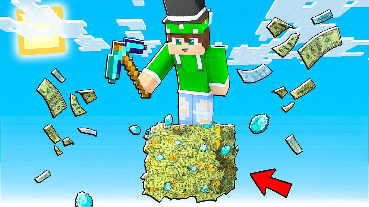 HO FINITO MINECRAFT SOPRA UN BLOCCO DI SOLDI!