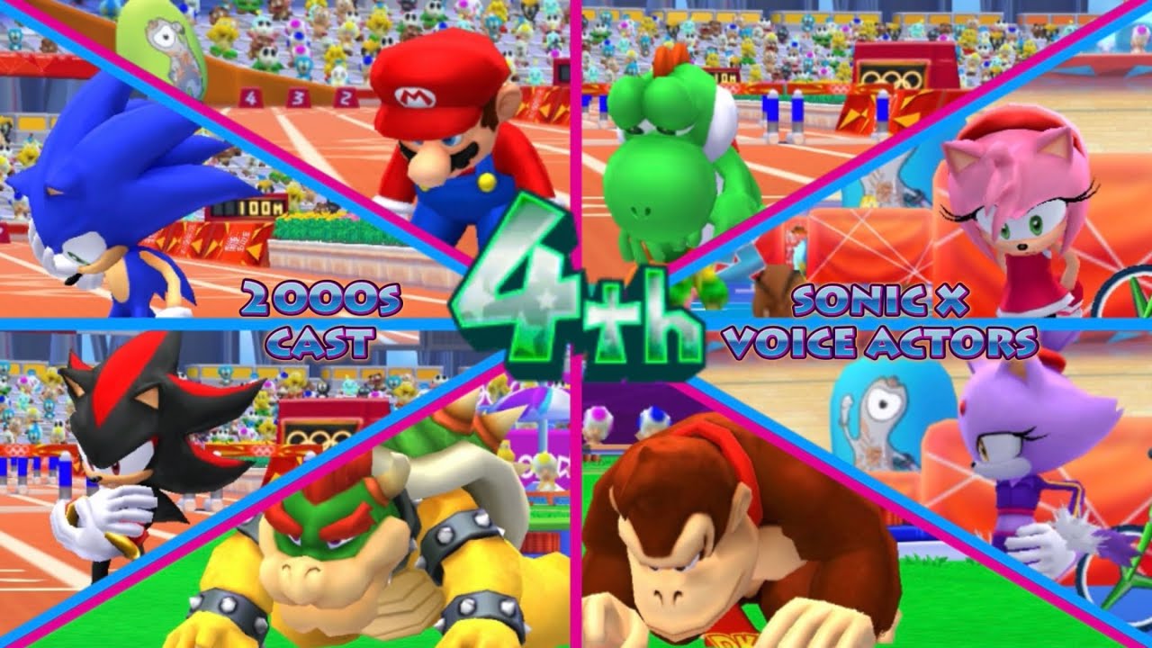 Mario & Sonic at the London 2012 Olympic Games [3DS] - All Lose Result Animations: 2000s VAs