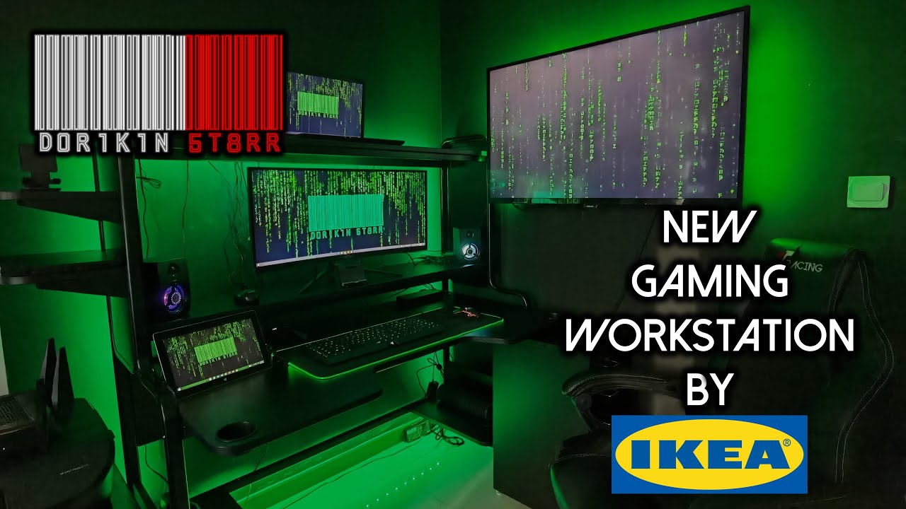 My New Gaming Workstation FREDDE By IKEA