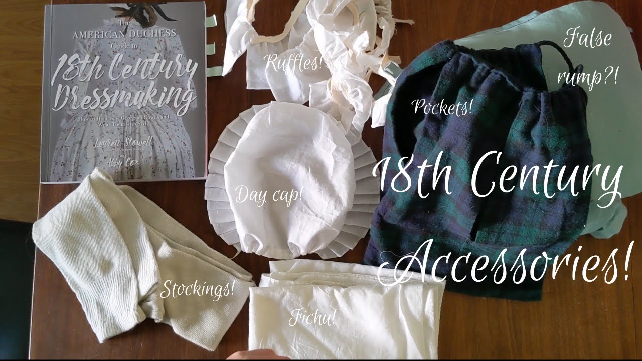 Sewing 18th Century accessories, with the American Duchess book!