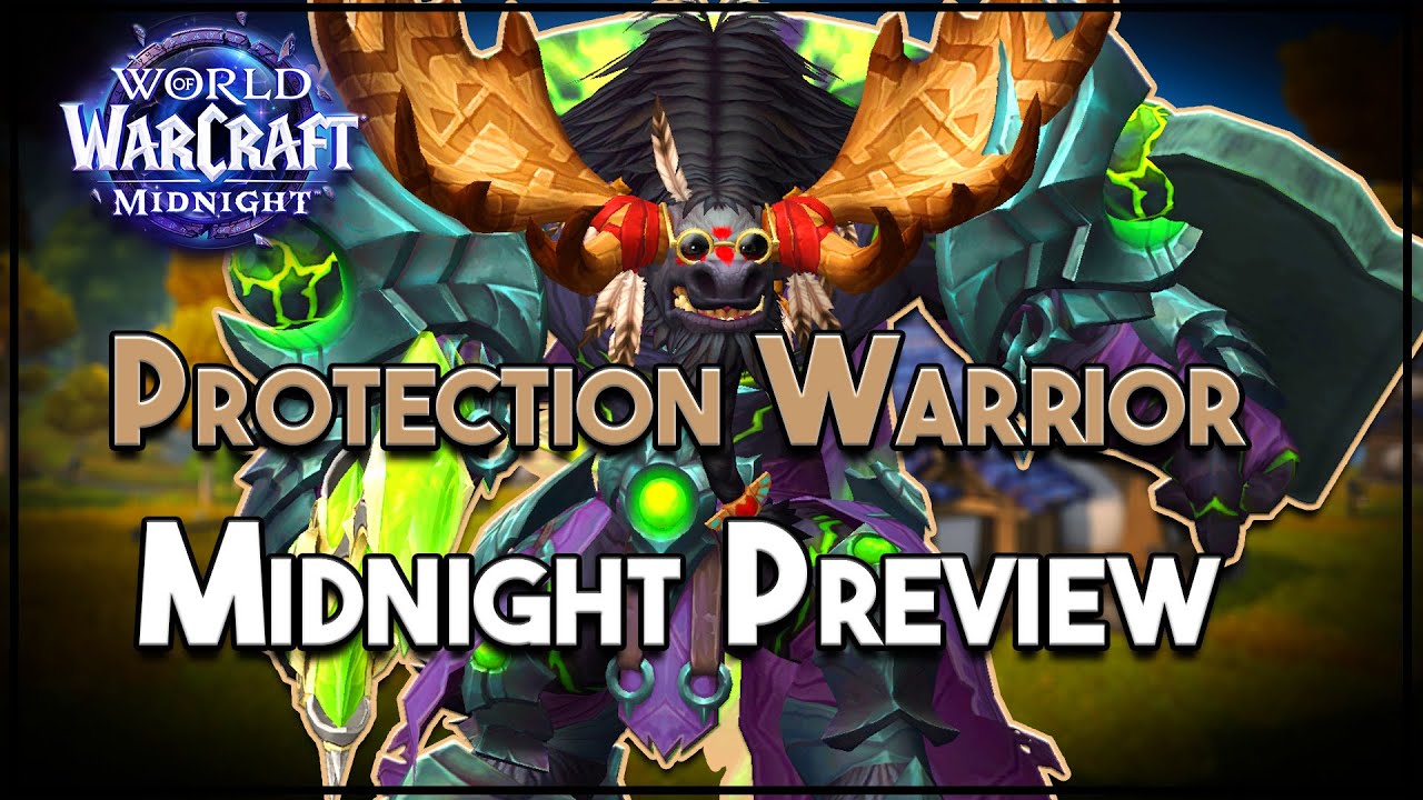 WoW Midnight Alpha Protection Warrior Preview!