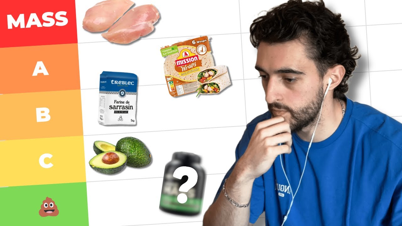 J’ai classé les aliments pour la prise de masse (la vérité)