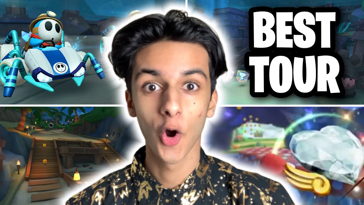 BEST TOUR EVER in Mario Kart Tour | Playing Piranha Plant Cove (Tour Reaction)