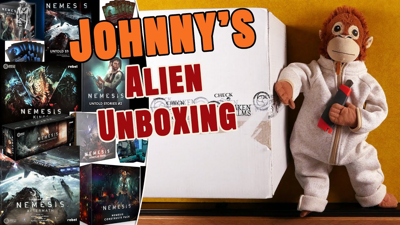 Джонни распаковывает Nemesis Aftermath, Constructs, Terrain, Promos, Medic, Unold Storys, Kings, ...