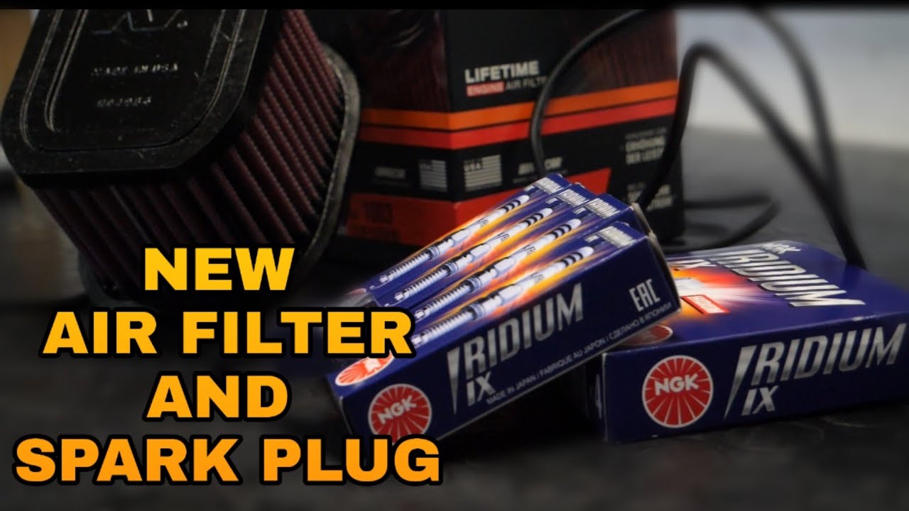 NEW AIR FILTER AND SPARK PLUG FOR KAWASAKI Z750 || NUOVO FILTRO ARIA E CANDELE PER KAWASAKI Z750
