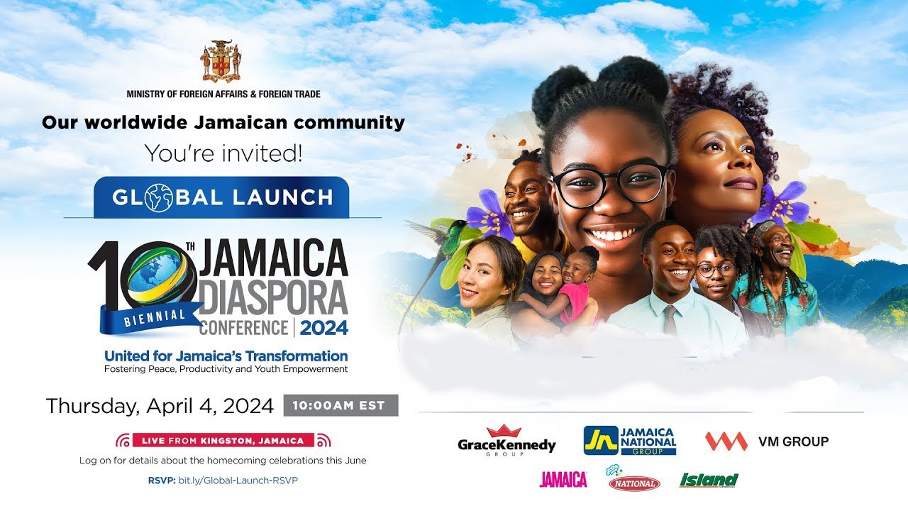 Jamaica Diaspora Conference Launch - April 4, 2024 at 10:00 AM