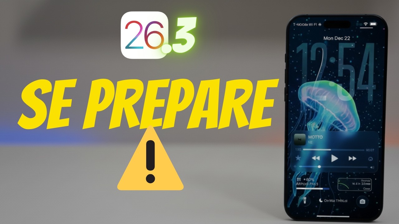 SE PREPARE PARA O iOS 26.3 ⚠️ Faça Isso Antes de Atualizar