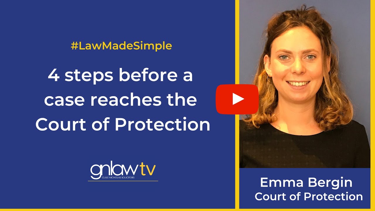 4 steps before a case reaches the Court of Protection