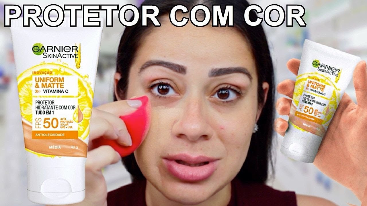 NOVIDADE DE FARMÁCIA | TESTEI o PROTETOR HIDRATANTE COM COR  GARNIER