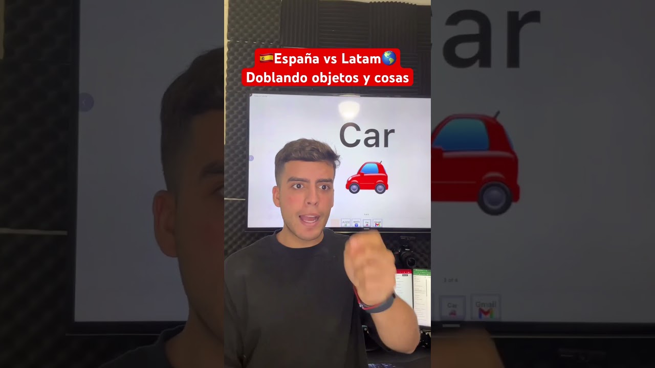 Espa&ntilde;a 🆚 Latinoamerica doblando cosas y objetos