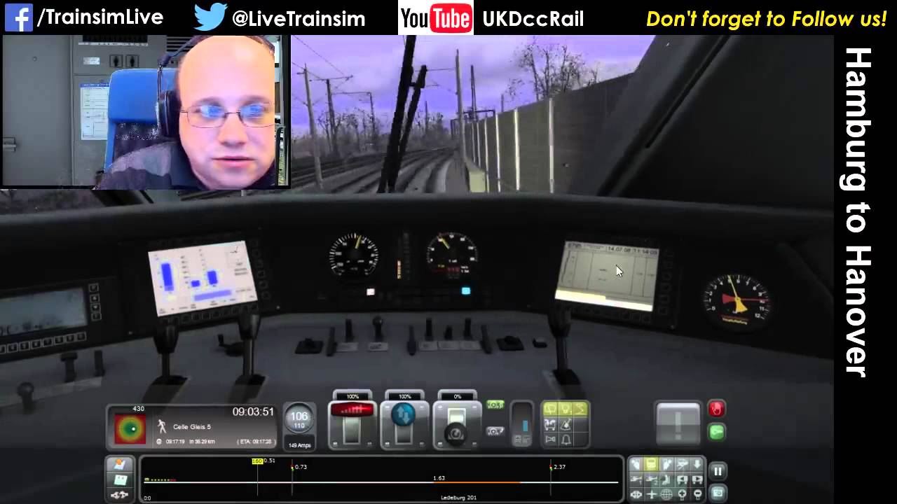 Hamburg to Hanover, ICE 2