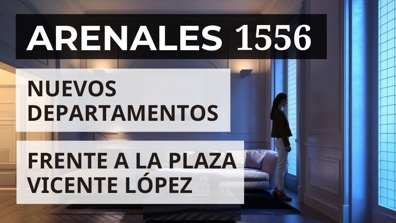 📍ARENALES 1556. Edificio A ESTRENAR en RECOLETA. Departamentos en venta frente a plaza Vicente López