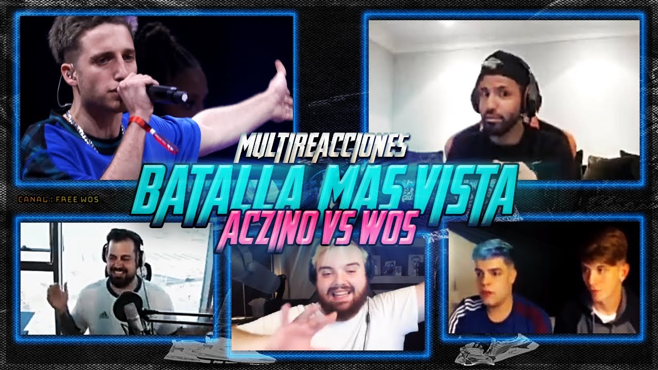 LA MEJOR MULTIREACCIÓN de la BATALLA más VISTA de la HISTORIA - WOS vs ACZINO
