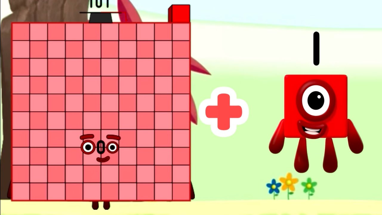 Numberblocks Comparison 1 - 1 00  Cube Puzzle Numberblocks Count Googoltoll Grounds | Big Numbers