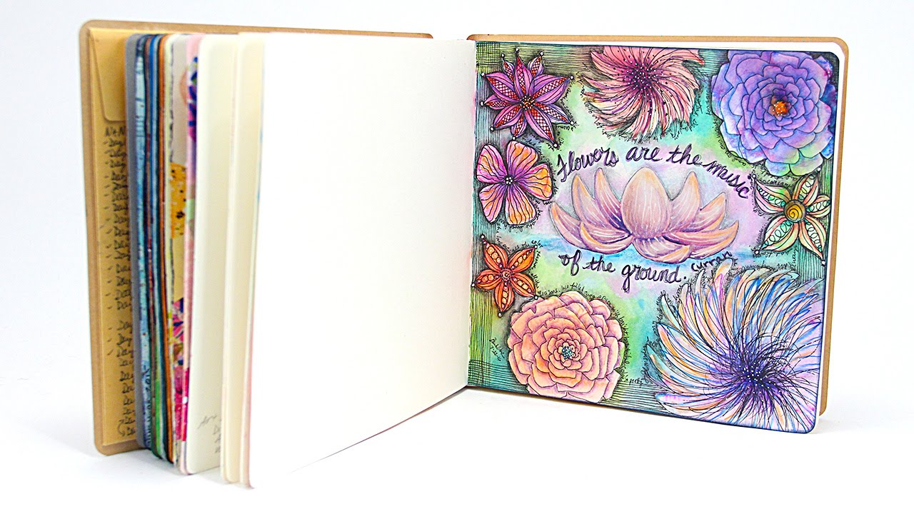 LIVE! Mixed-Media Art Journaling Page with Barb Owen - HowToGetCreative.com