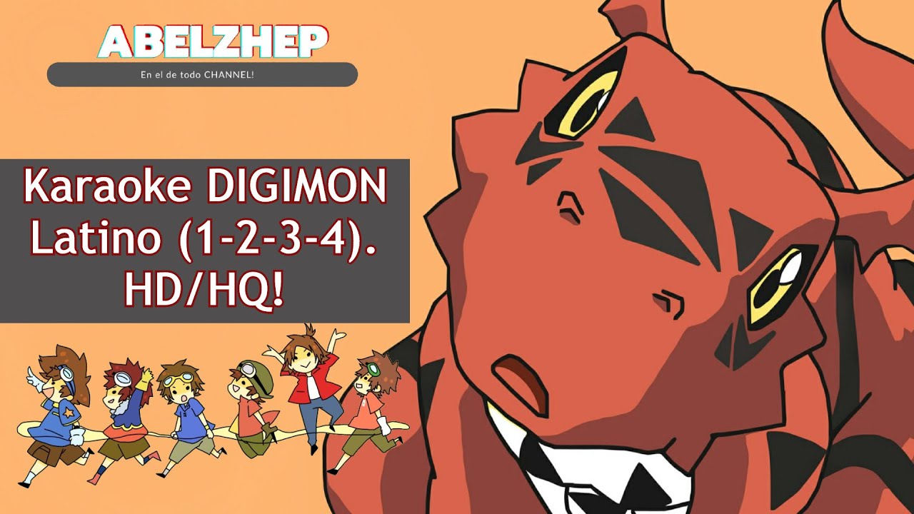 Karaoke DIGIMON Latino!!! HD/HQ (1-2-3-4)