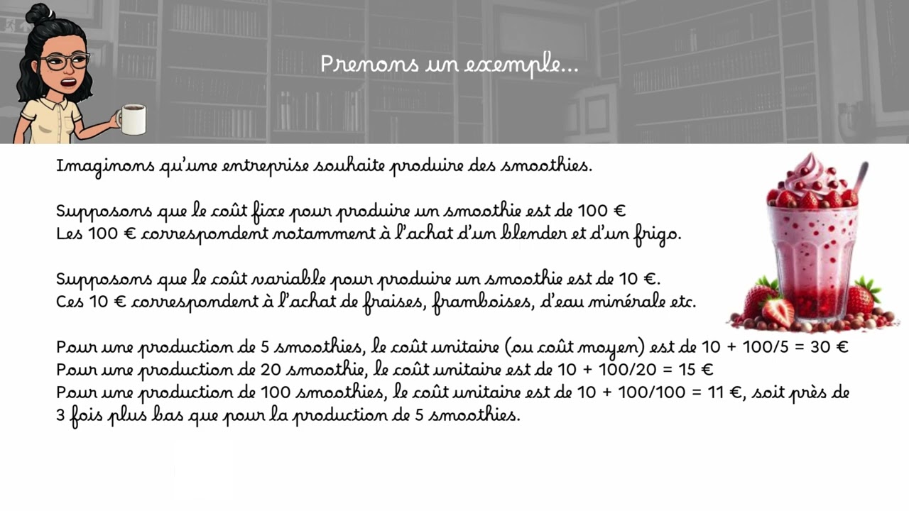 Tous niveaux lycée SES et L1 économie gestion - Economies d'échelle, de quoi parle t-on? vidéo 1