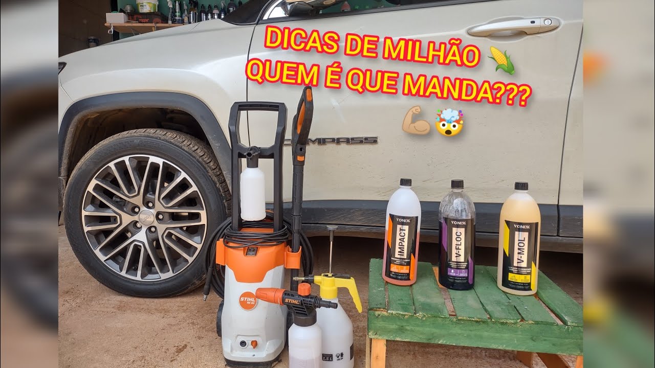 V-FLOC + IMPACT X V-MOL + LAVAGEM COMPLETA JEEP / MELHOR PRODUTO LAVAR CARRO