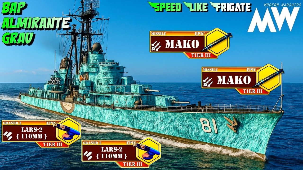 Almirante Grau: Is This New Ship PAY-TO-WIN? Modern Warships Gameplay
