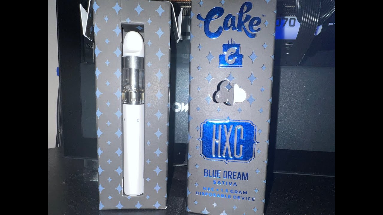 NEW CAKE HXC HHC DISPOSABLE 1.5 GRAM CART REVIEW! **BLUE DREAM**