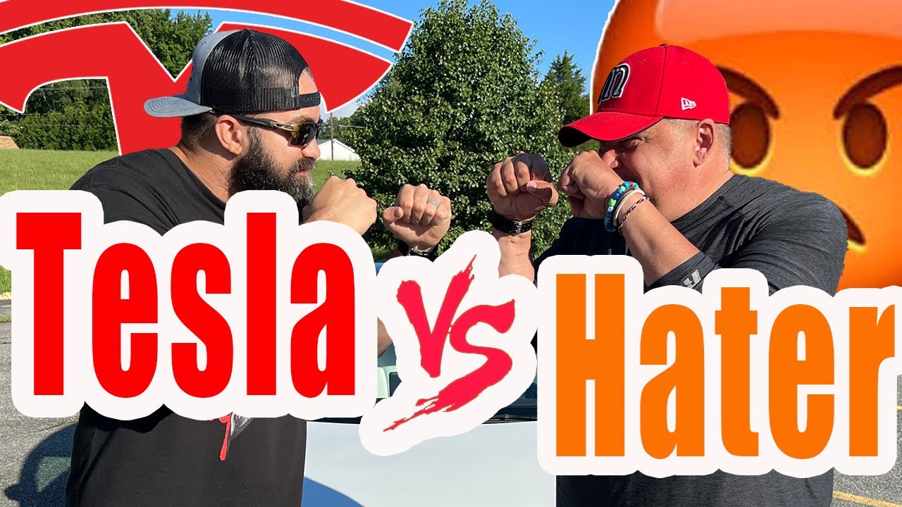 Tesla HATER Takes a Tesla Test Drive! Can the Model 3 Change His Mind??