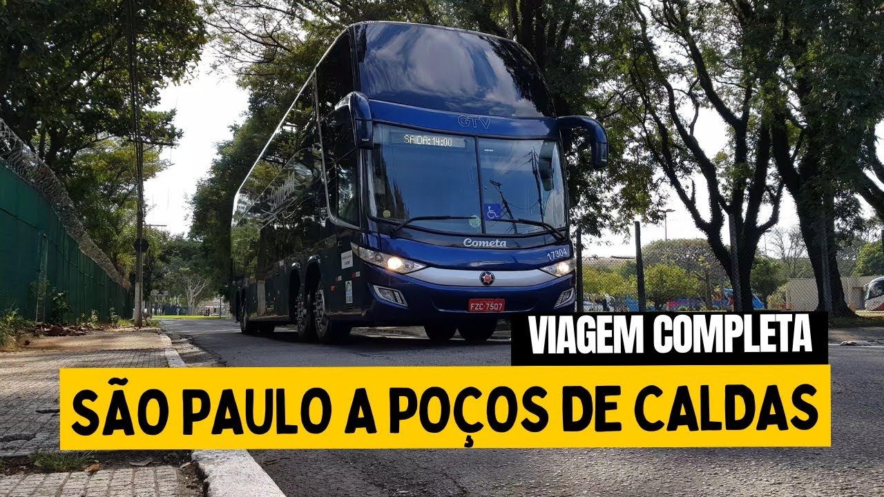 Ônibus de São Paulo x Poços de Caldas com a Viação Cometa