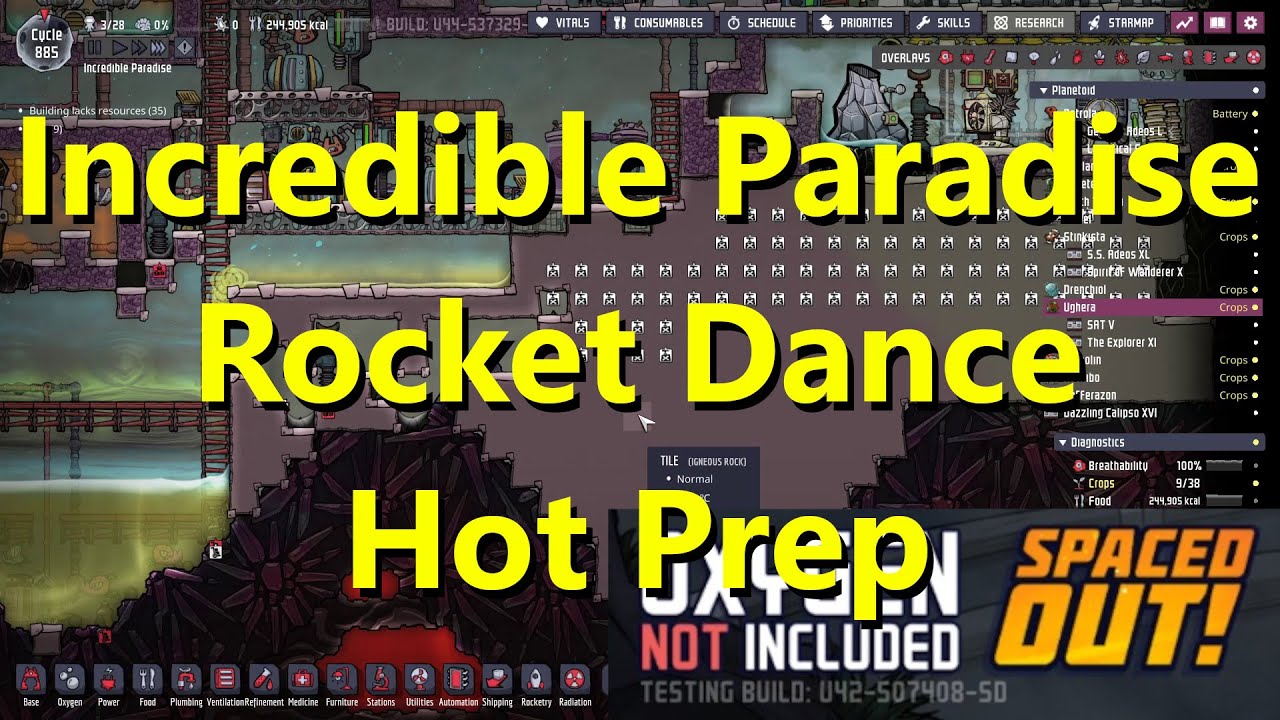 Rockets Dancing to Prep for more Worlds. Tungsten Delivery Incredible Paradise Ep 26