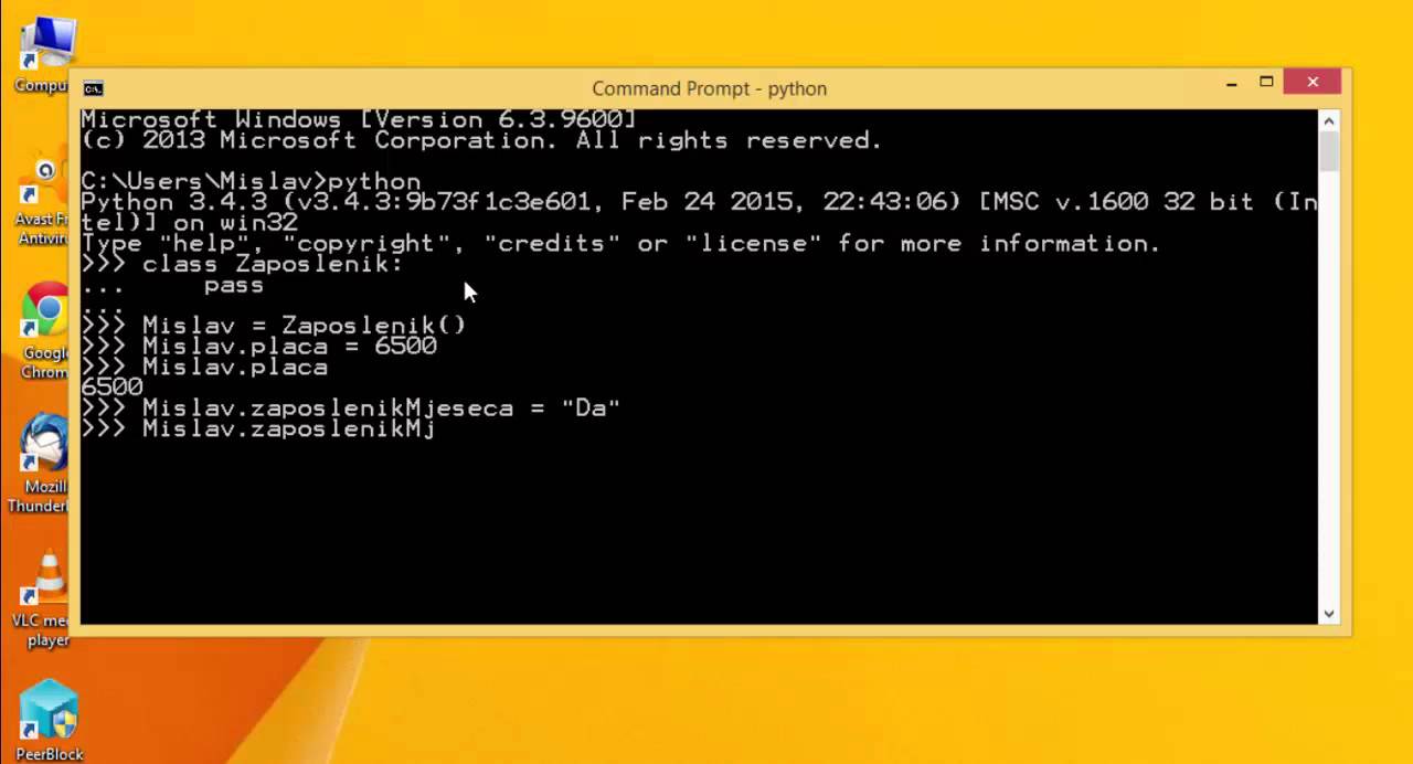 Python - Tutorijal 80 - Prazne klase