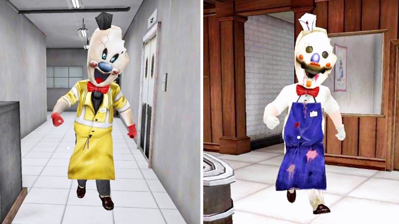 Rod In Mini Rod's Costume In Ice Scream 4 Vs Rod In Mati's Costume In Ice Scream 6