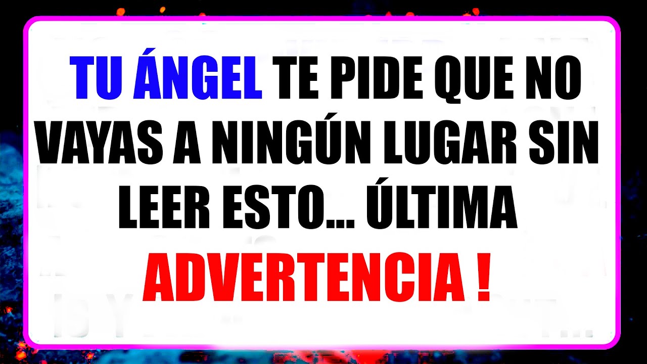 🛑 ¡¡¡TU VIDA ESTÁ EN PELIGRO!!! Pero Tu No Escuchas... 💌 Dios dice 🕊️ Mensaje de los ángeles