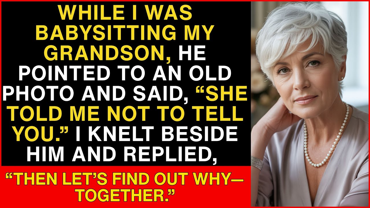 My Grandson Pointed at an Old Photo and Said ‘She Told Me Not to Tell You’