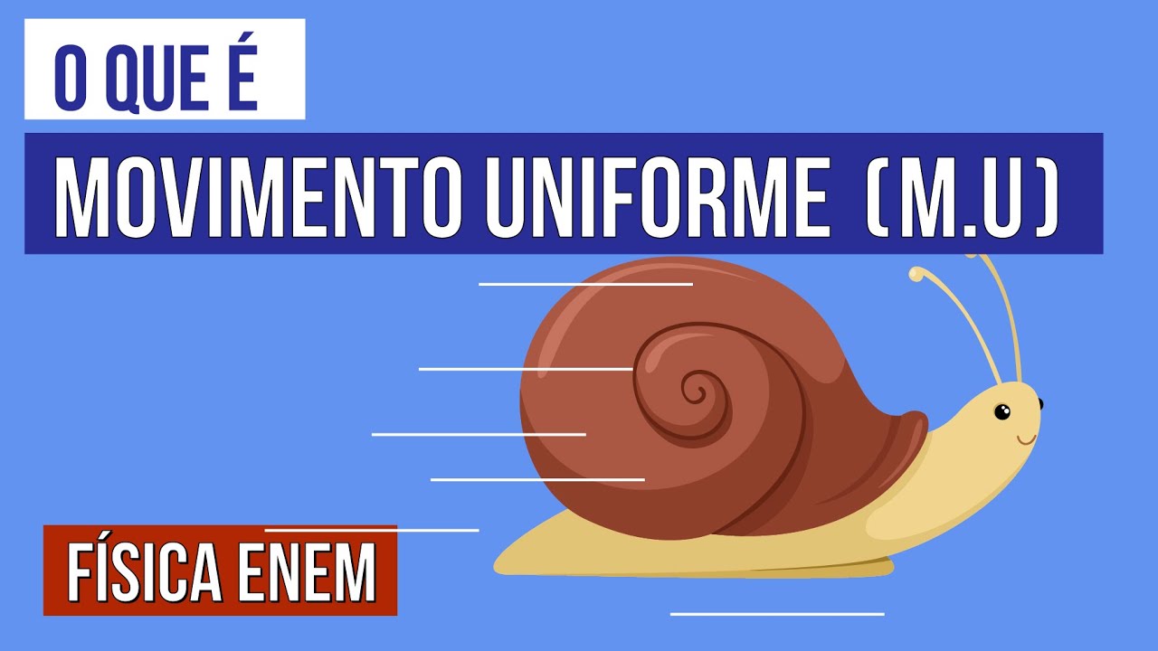 MOVIMENTO UNIFORME: movimento retilíneo uniforme, movimento circular uniforme