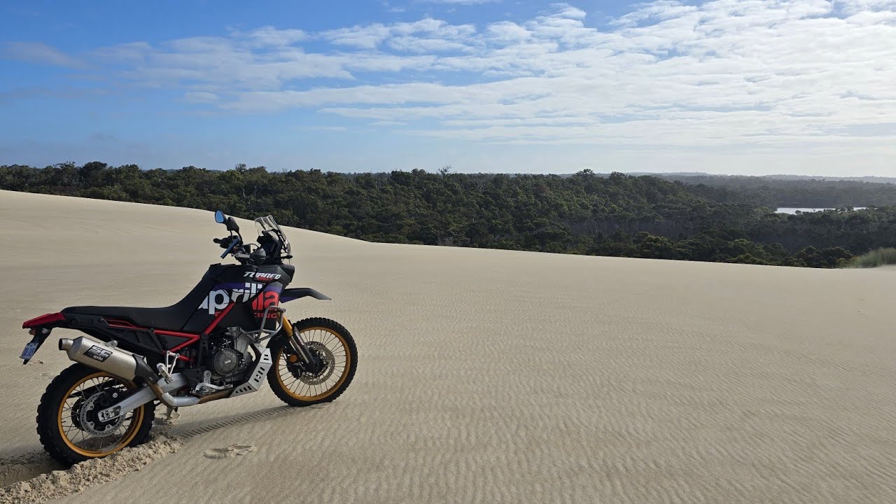 Offroad on the Aprilia Tuareg Rally | Towering Trees: Manjimup Trail Bike Hub