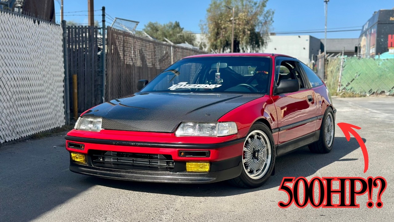 Идеальный тюнингованный Honda Street 90-х: турбированный CRX мощностью 500 л.с.!!