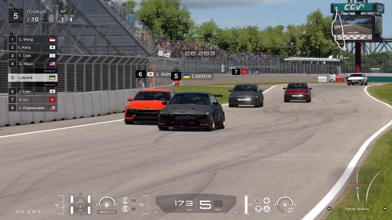 Circuit Gilles-Villeneuve Hyundai Elantra N - монокласс Gran Turismo 7