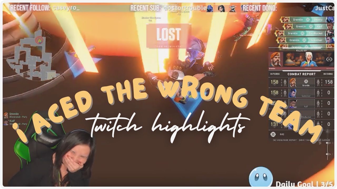 I ACED THE WRONG TEAM??!! LMAO | Twitch Highlights | Skard