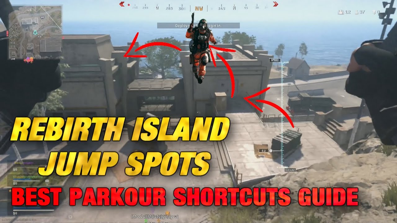 RESURGENCE WARZONE JUMP SPOT GUIDE - Rebirth Island Shortcuts Tips -Warzone Resurgence Parkour Guide