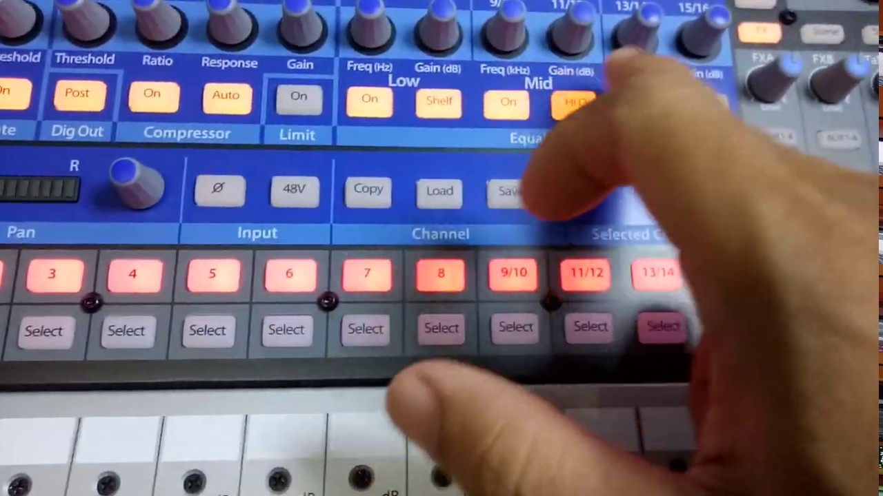 Cách  Chỉnh Effects(Reverb và ECho) Mixer Presonus 1602 USB.(phần 3)